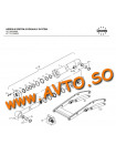 Гидроцилиндр экскаватора CUKUROVA C13A66 Lift Cylinder ЗАПЧАСТИ TARSUS, CUMITAS, MASTAS